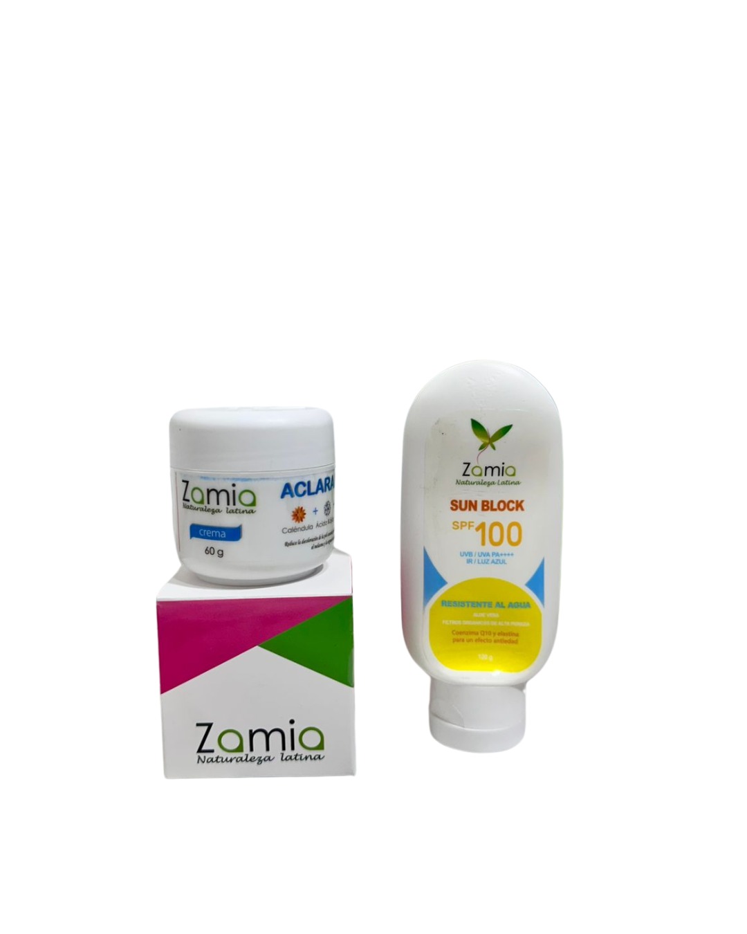 Combo 1 Aclarante 1 Sunblock